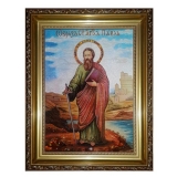 Янтарная икона Святой Апостол Павел 60x80 см