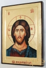 Икона Господь Вседержитель в позолоте Греческий стиль 13x17 см без шкатулки