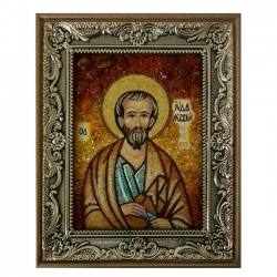Янтарная икона Святой Апостол Леввий Иуда 80x120 см - фото