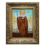 Янтарная икона Святая мученица Дарья Римская 80x120 см