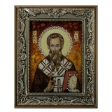 Янтарная икона Святитель Андрей Критский 30x40 см