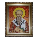 Янтарная икона Святой мученик Тимофей 80x120 см