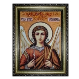 Янтарная икона Святой Ангел Хранитель 30x40 см