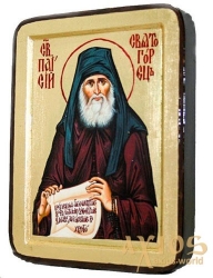 Икона Святой преподобный Паисий Святогорский Греческий стиль в позолоте 13x17 см без шкатулки - фото