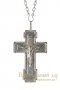 Крест иерейский серебряный