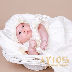 Платье Иза с панталончиками молочное (704/ 714), ПД004395 - фото