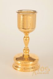  Потир-чаша 1.0 с вкладышем (нержавейка) серебрение золочение,Софрино - фото