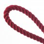 Шелковый красный шнурок с серебряной застежкой (3мм), серебро 925, шелк, О 18478