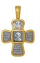 Крест «Распятие. Святой благоверный князь Игорь Черниговский»