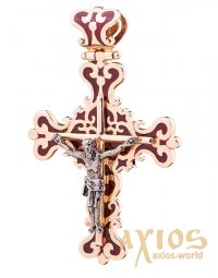 Нательный крестик «Распятие», золото 585, О п00579 - фото