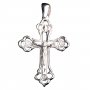 Нательный крестик, серебро 925, 40х28мм, О 131644