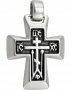 Крест нательный «Строгий», серебро 925°