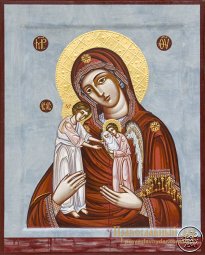 Икона Пресвятой Богородицы «Скорбящая о младенцах, во чреве убиенных» - фото