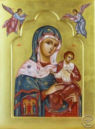 Икона Пресвятой Богородицы Голубицкая - фото