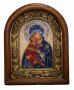 Икона из бисера Пресвятая Богородица Владимирская