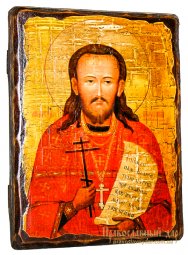 Икона под старину Святой священномученик Аркадий 17х23 см - фото