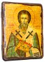 Икона под старину Священномученик епископ Валентин Интерамский 17х23 см