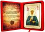 Икона Святая блаженная Матрона Московская Греческий стиль в позолоте 13x17 см