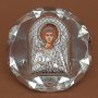Икона в кристалле Святой Ангел Хранитель 8x8 см Греция