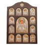 Домашний иконостас Пресвятая Богородица Семистрельная 28x42 см