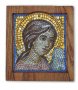 Икона из мозаики Ангел Хранитель, 22х25 см