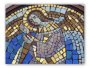 Икона из мозаики Ангел Хранитель круглая, 29 см