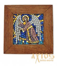 Икон из Мозаики Ангел-Хранитель 22х22 см - фото