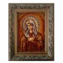 Янтарная икона Пресвятая Богородица Умиление 20x30 см