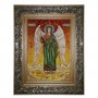 Янтарная икона Святой Ангел-Хранитель с мечом 20x30 см