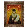 Янтарная икона Преподобный Максим Грек 20x30 см