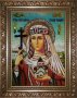 Янтарная икона Святая благоверная Тамара Царица Грузинская 20x30 см
