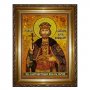 Янтарная икона Святой благоверный князь Юрий 20x30 см