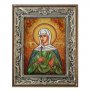 Янтарная икона Святая Ариадна 20x30 см
