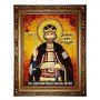 Янтарная икона Святой благоверный князь Юрий 20x30 см