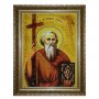 Янтарная икона Святой Апостол Андрей Первозванный 20x30 см