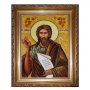 Янтарная икона Святой Иоанн Креститель 20x30 см