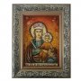 Янтарная икона Пресвятая Богородица Прежде Рождества 20x30 см
