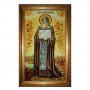 Янтарная икона Преподобный Иосиф Волоколамский 20x30 см