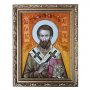 Янтарная икона Святитель Архипп 20x30 см