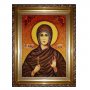 Янтарная икона Святая мученица Алла 20x30 см