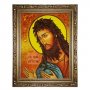 Янтарная икона Святой Иоанн Предтеча 20x30 см