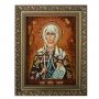 Янтарная икона Святая мученица Зоя 20x30 см