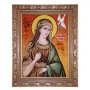 Янтарная икона Святая великомученица Ирина 20x30 см