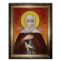 Янтарная икона Святая пророчица Анна 20x30 см