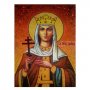 Янтарная икона Святая мученица Ирина 20x30 см