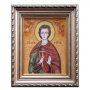 Янтарная икона Святой мученик Мирослав