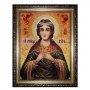 Янтарная икона Святая мученица Вера 15x20 см