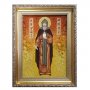 Янтарная икона Преподобный Даниил Московский 15x20 см