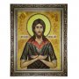 Янтарная икона Святой Алексий Человек Божий 15x20 см
