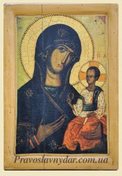 Икона Волынская Богородица Одигрия (XIII век) - фото